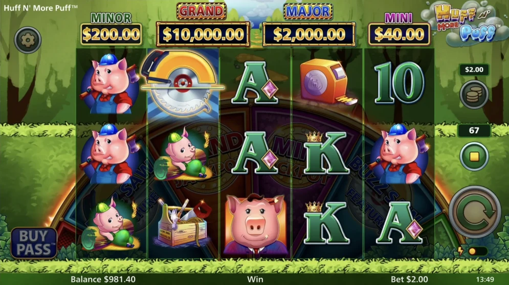 Huff N' More Puff Slot